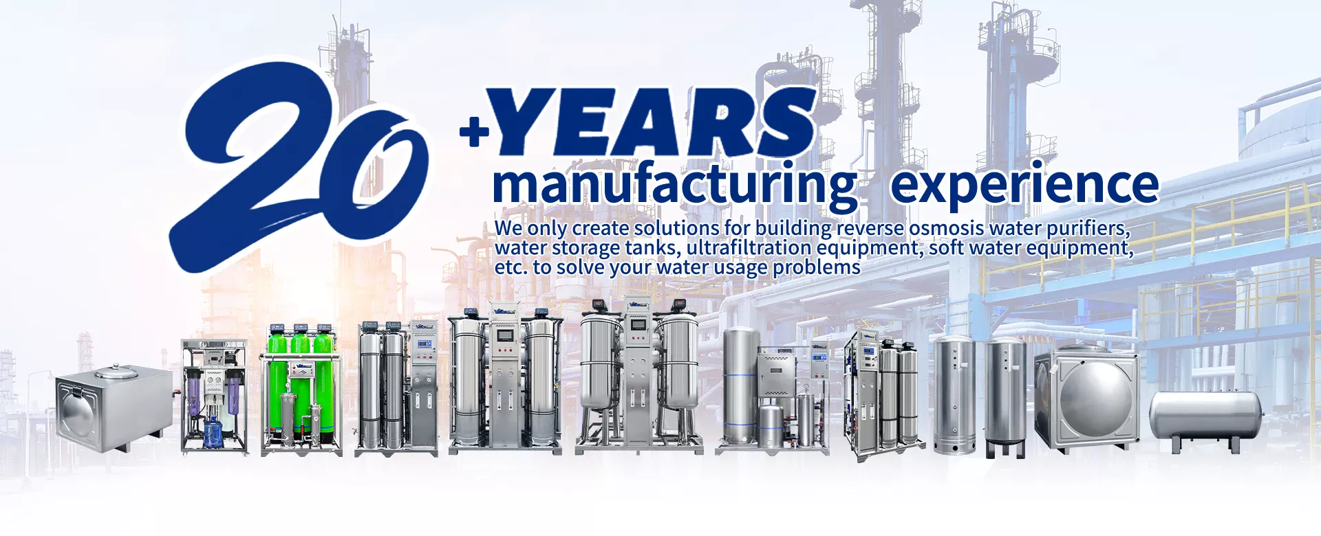 Nhà máy thiết bị thẩm thấu ngược Trung Quốc
